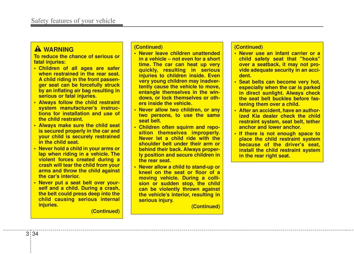 Kia Sportage III 3 owners manual / page 56