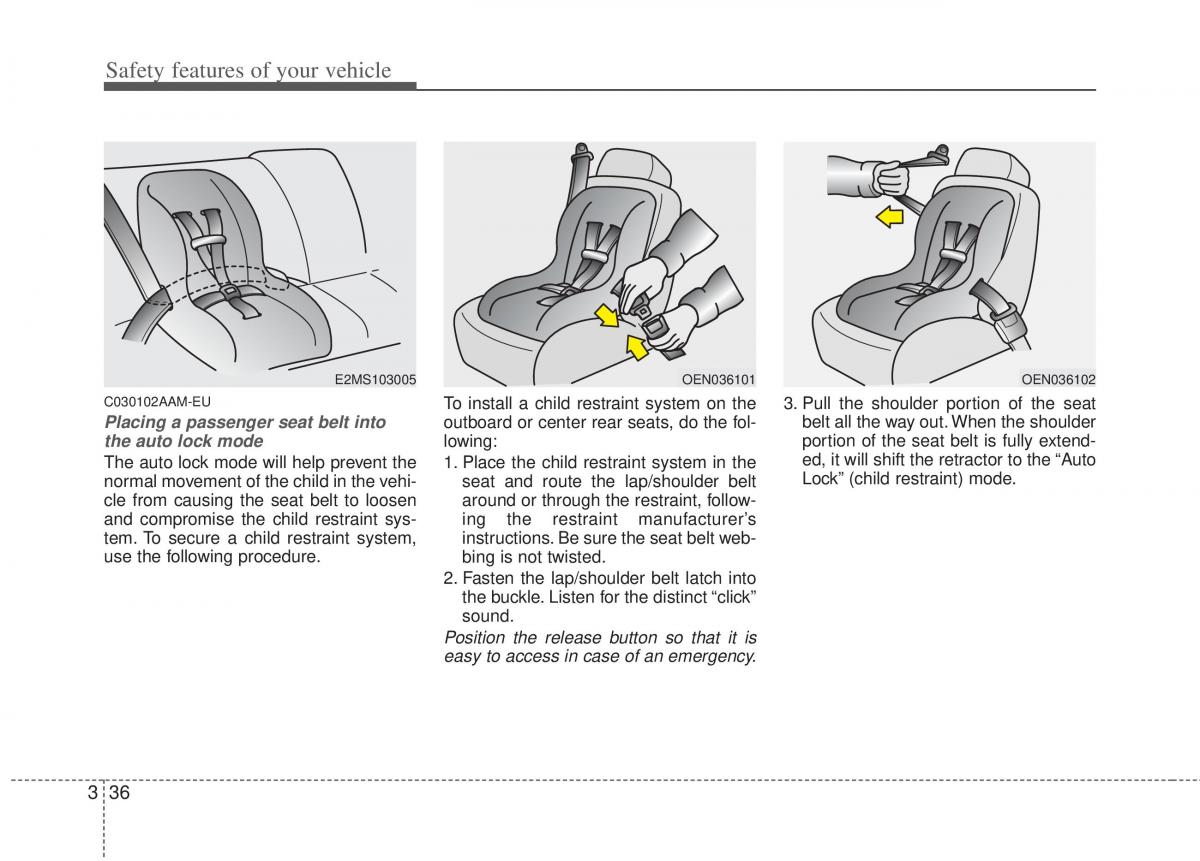 Kia Sportage III 3 owners manual / page 58