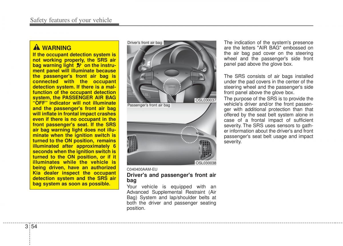 Kia Sportage III 3 owners manual / page 76