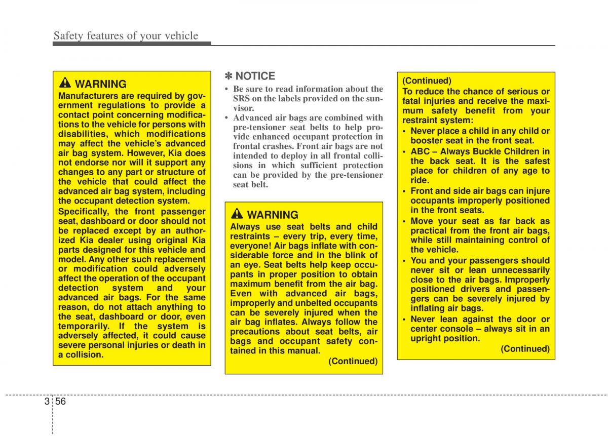 Kia Sportage III 3 owners manual / page 78