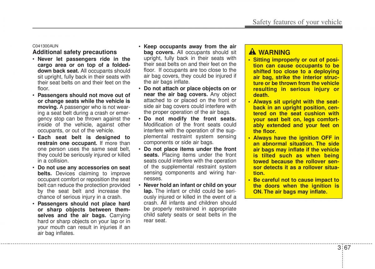 Kia Sportage III 3 owners manual / page 89