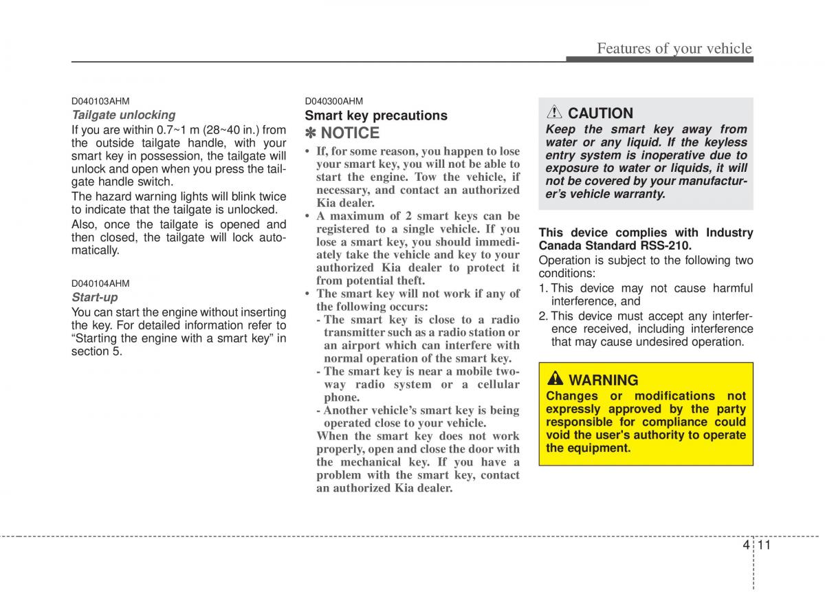 Kia Sportage III 3 owners manual / page 101