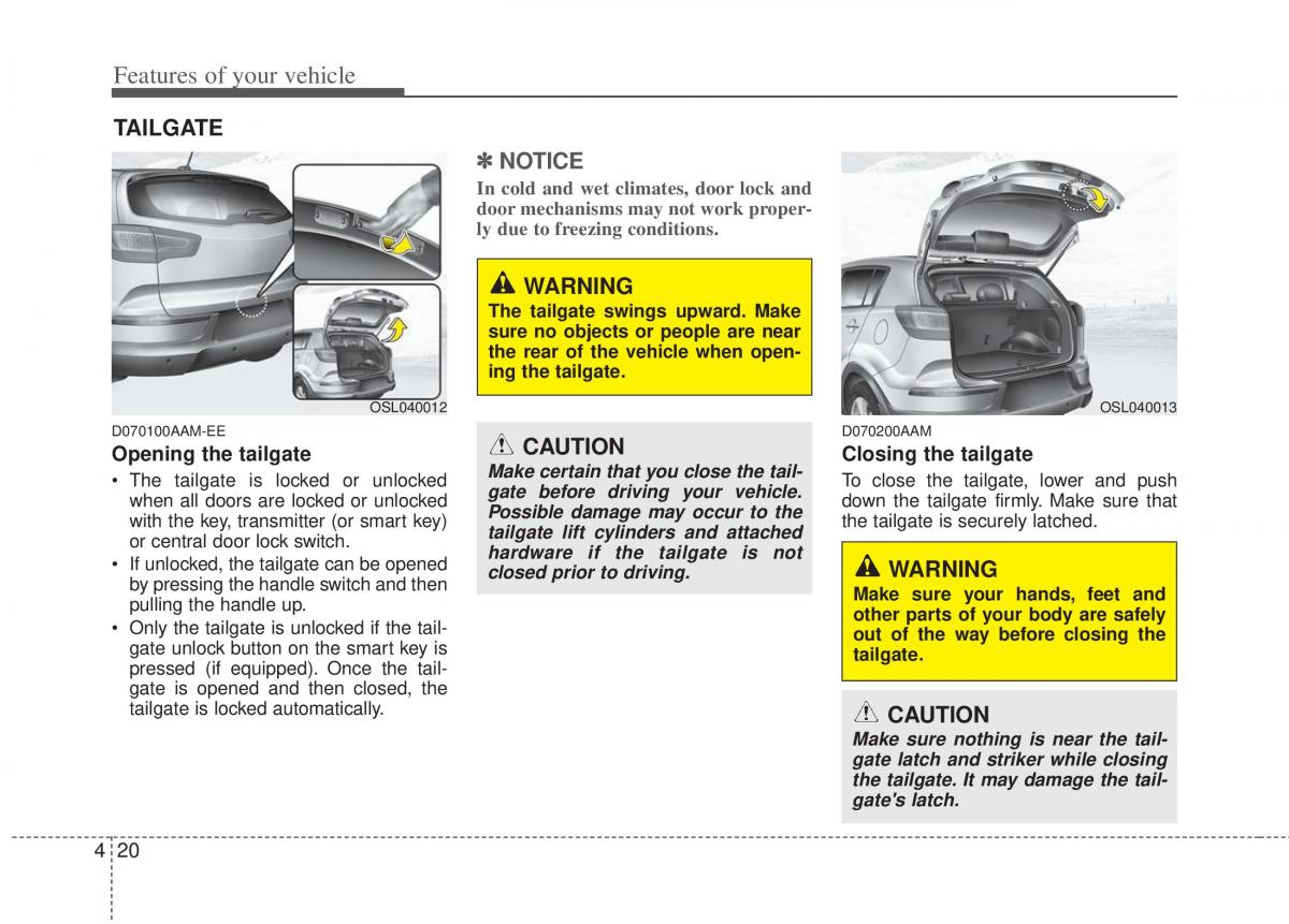 Kia Sportage III 3 owners manual / page 110