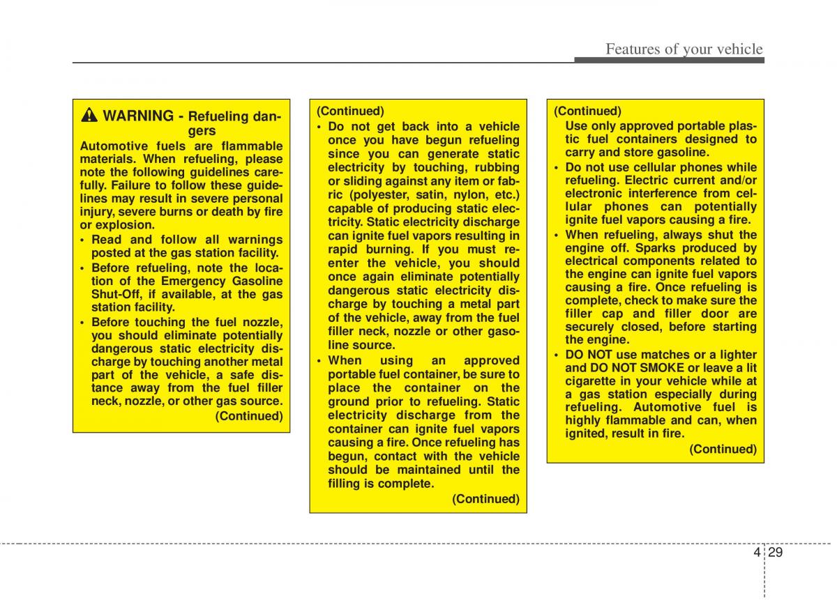 Kia Sportage III 3 owners manual / page 119