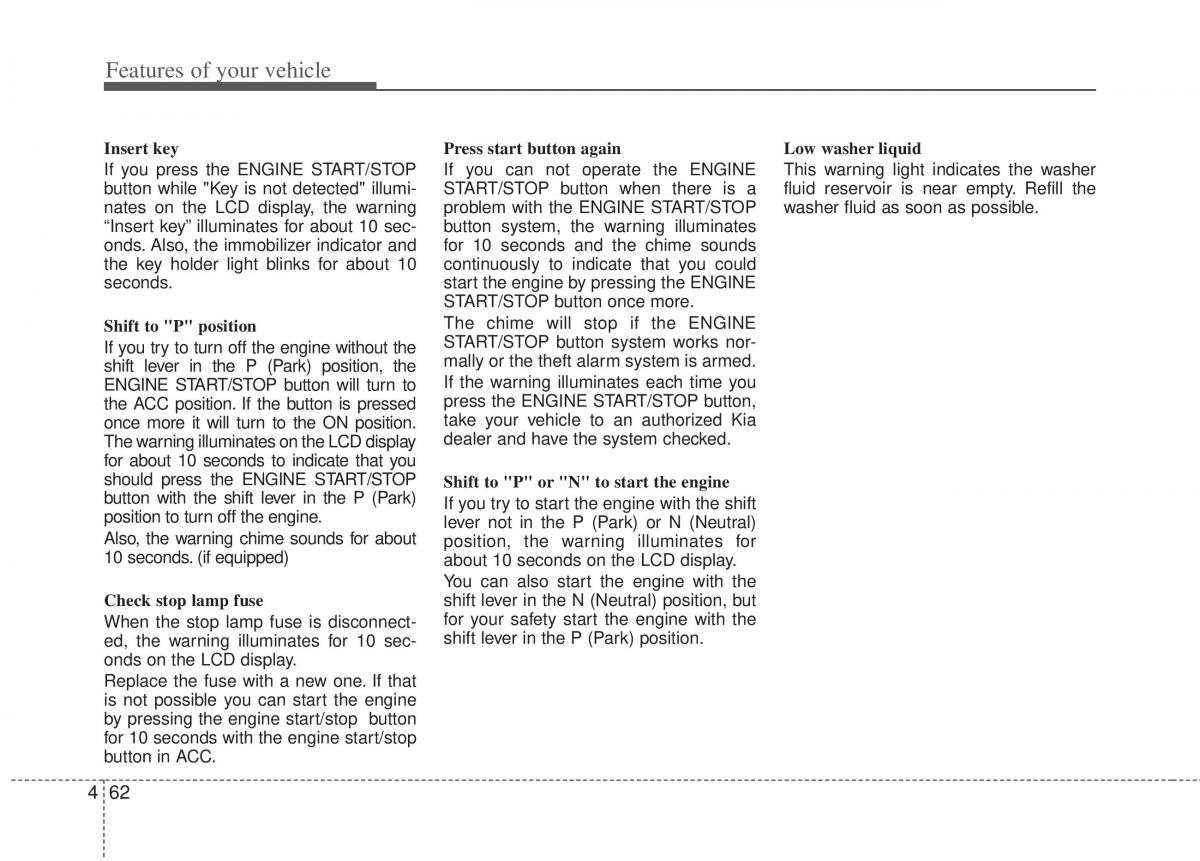 Kia Sportage III 3 owners manual / page 152