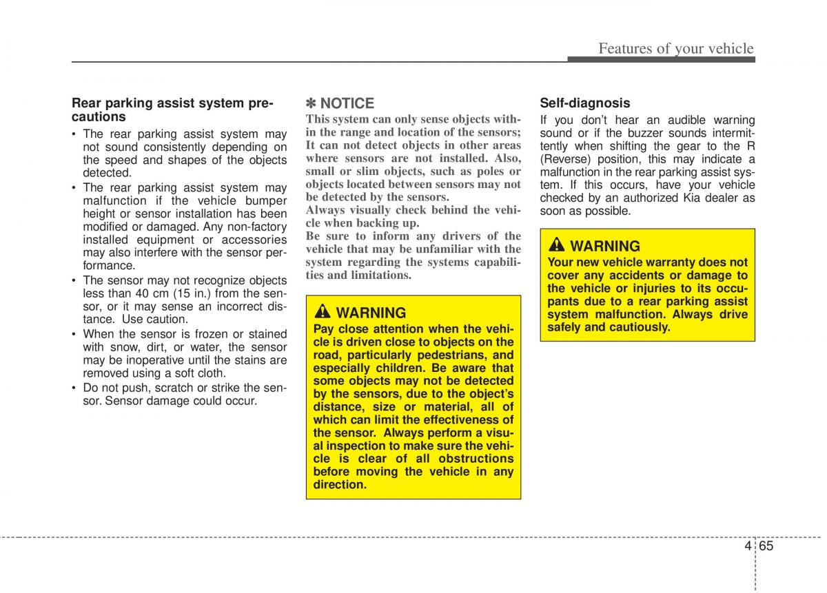 Kia Sportage III 3 owners manual / page 155