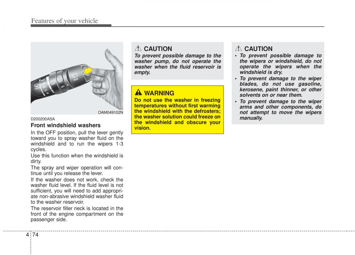 Kia Sportage III 3 owners manual / page 164