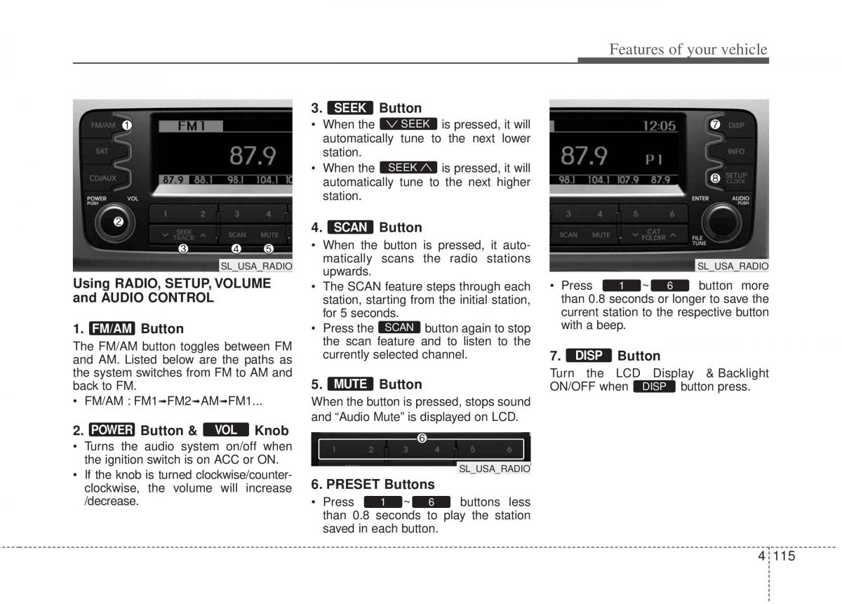 Kia Sportage III 3 owners manual / page 205