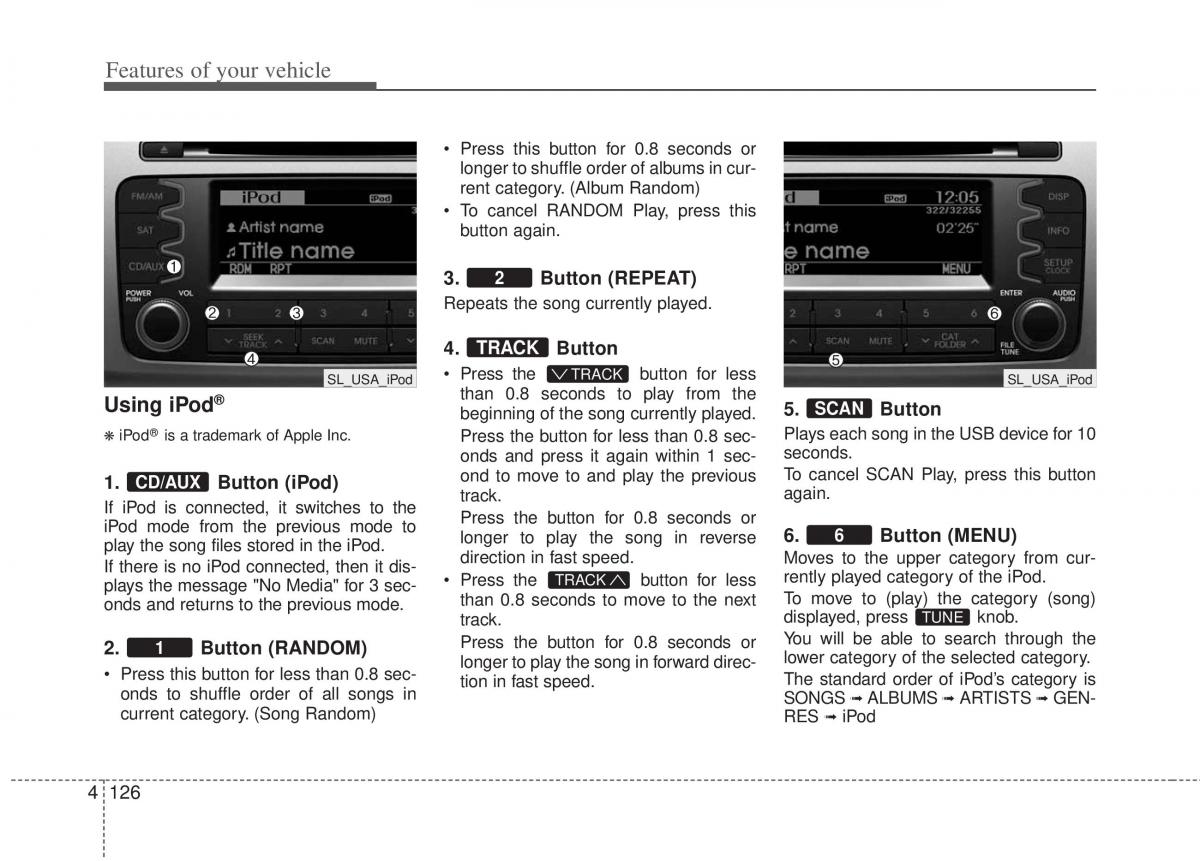 Kia Sportage III 3 owners manual / page 216