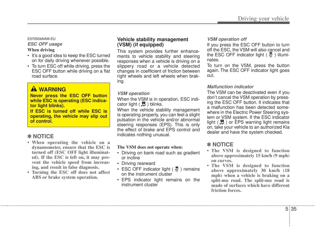 Kia Sportage III 3 owners manual / page 266