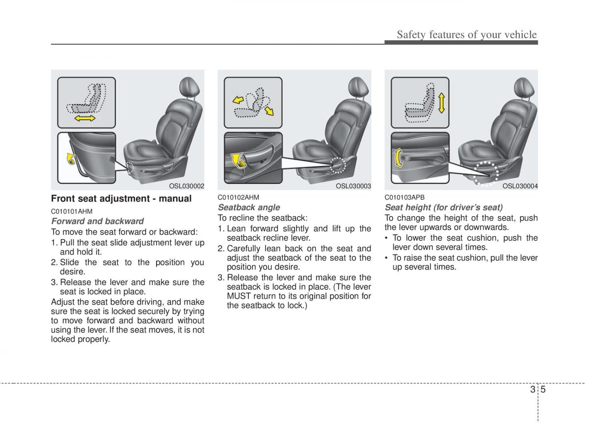 Kia Sportage III 3 owners manual / page 27