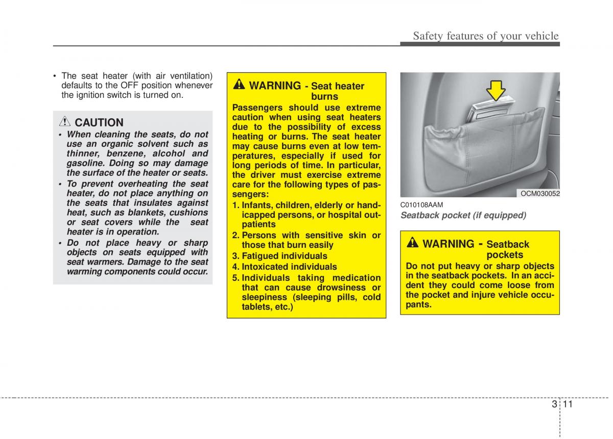 Kia Sportage III 3 owners manual / page 33