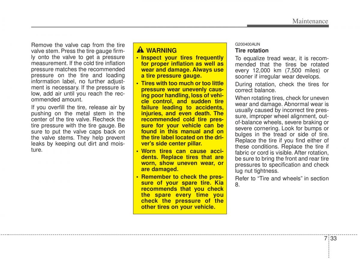 Kia Sportage III 3 owners manual / page 351