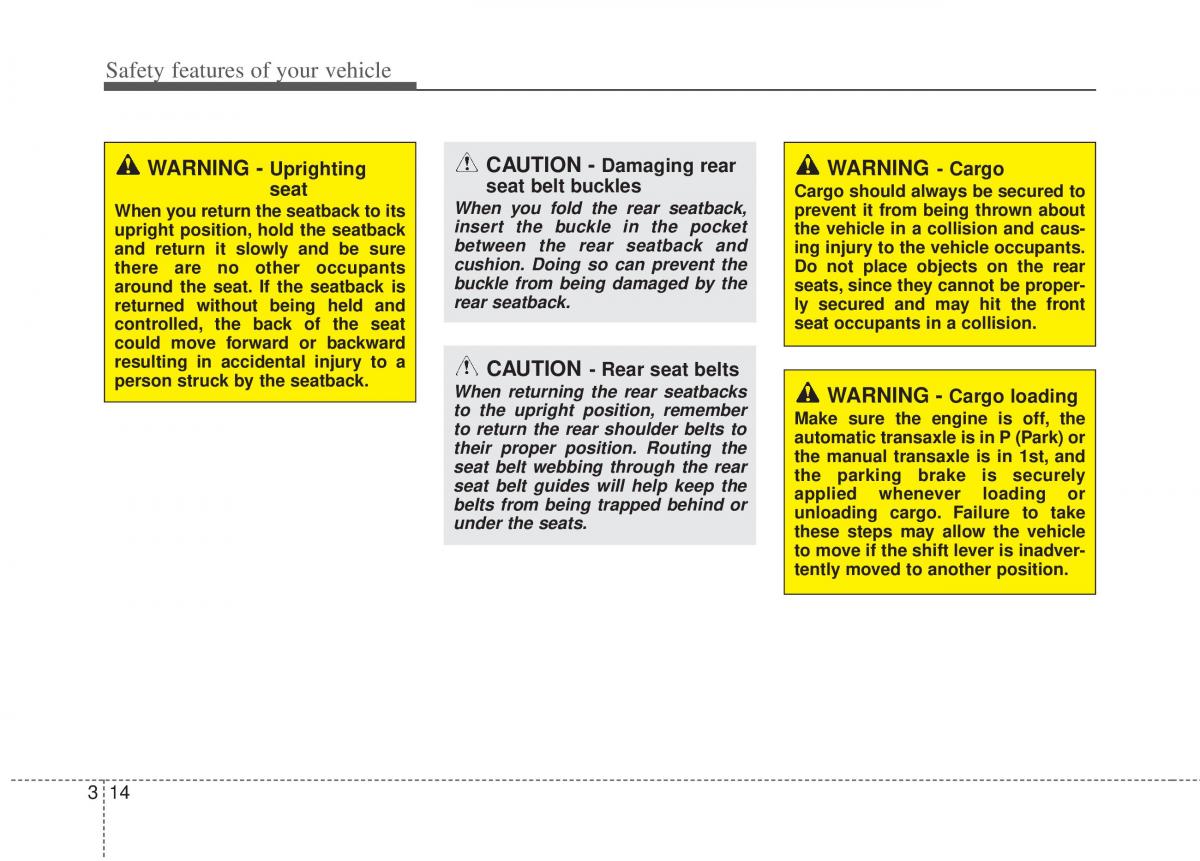 Kia Sportage III 3 owners manual / page 36