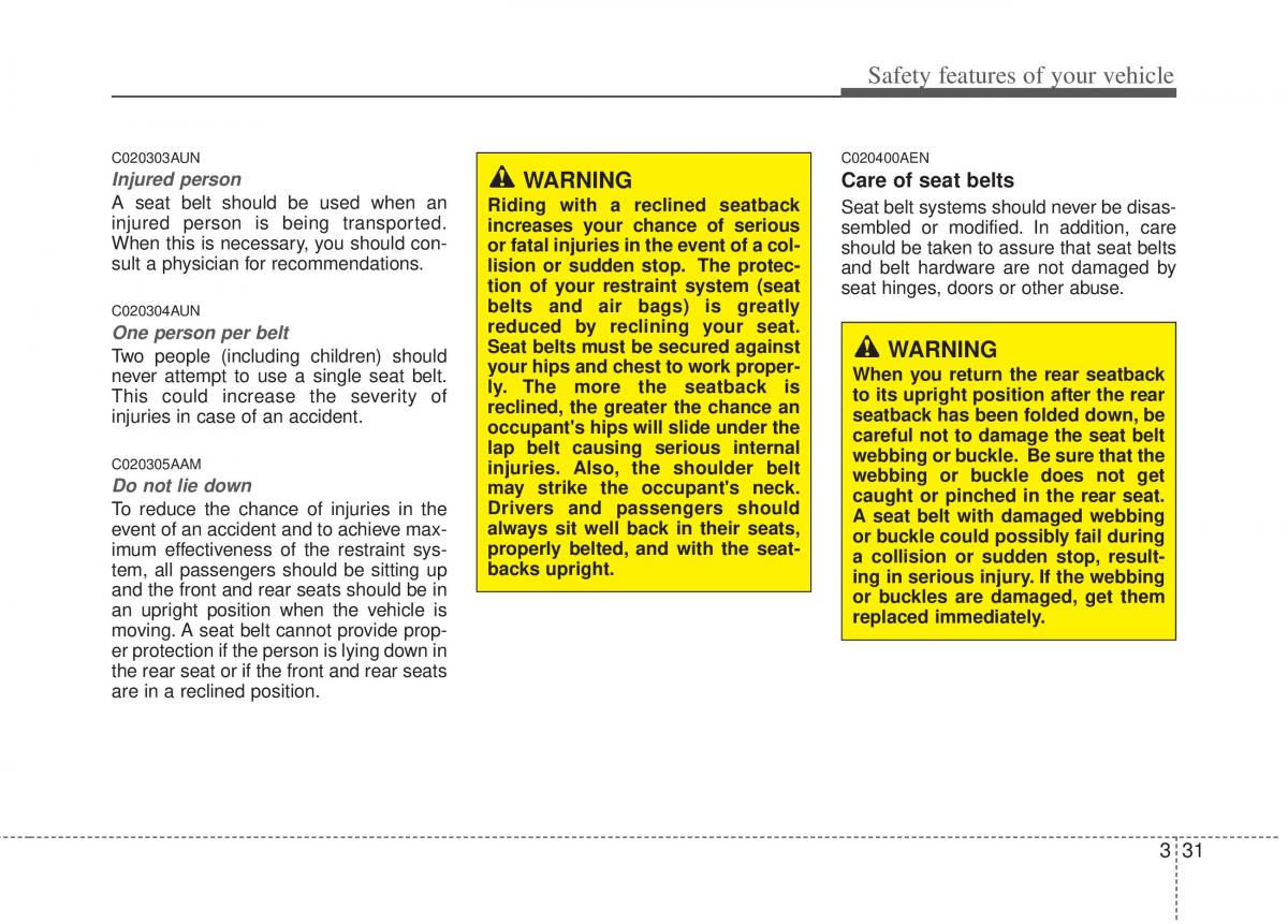 Kia Sportage III 3 owners manual / page 53