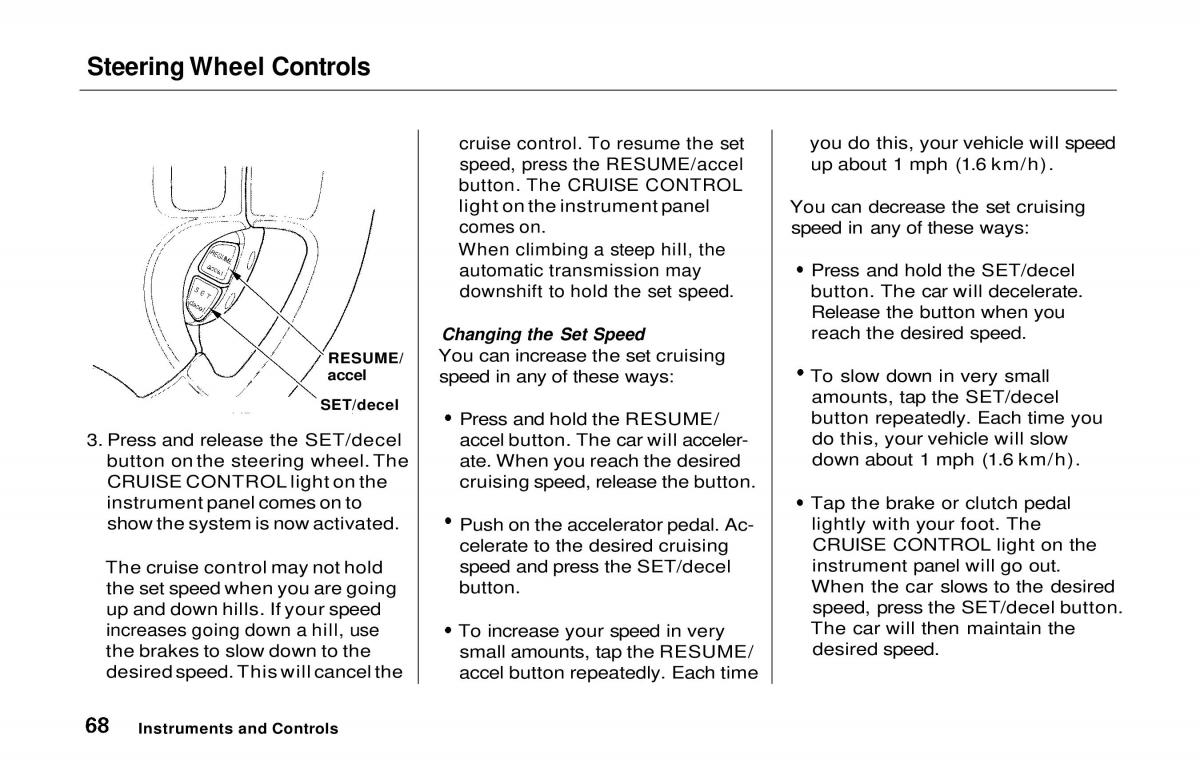 manual  Honda Prelude V 5 owners manual / page 69