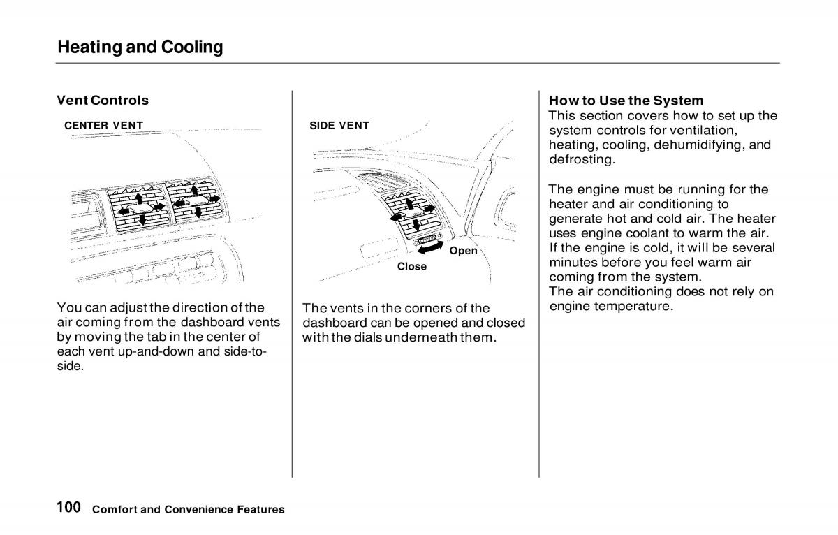 manual  Honda Prelude V 5 owners manual / page 100