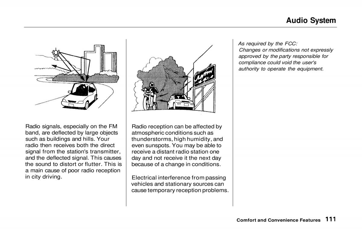 manual  Honda Prelude V 5 owners manual / page 111