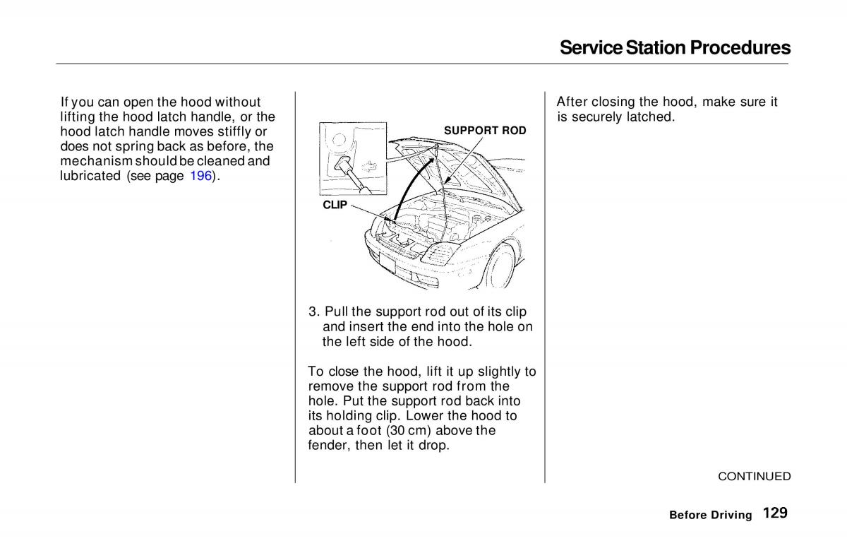 manual  Honda Prelude V 5 owners manual / page 128