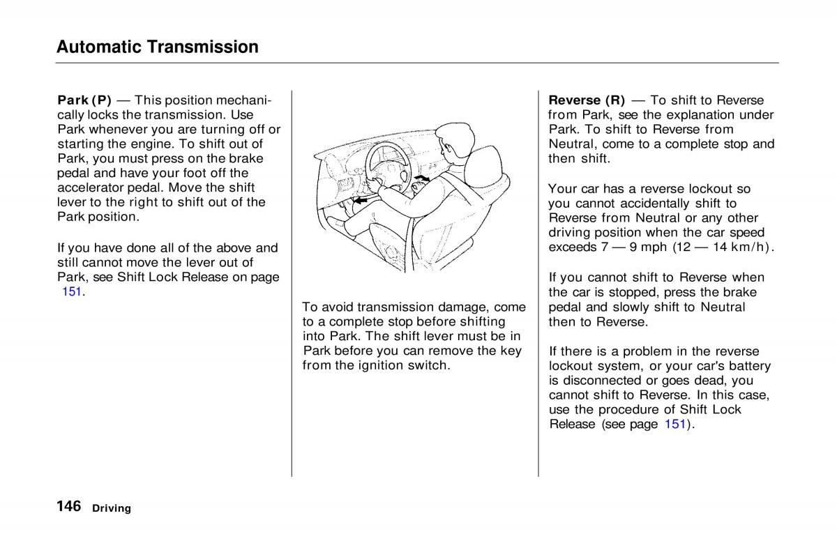 manual  Honda Prelude V 5 owners manual / page 144