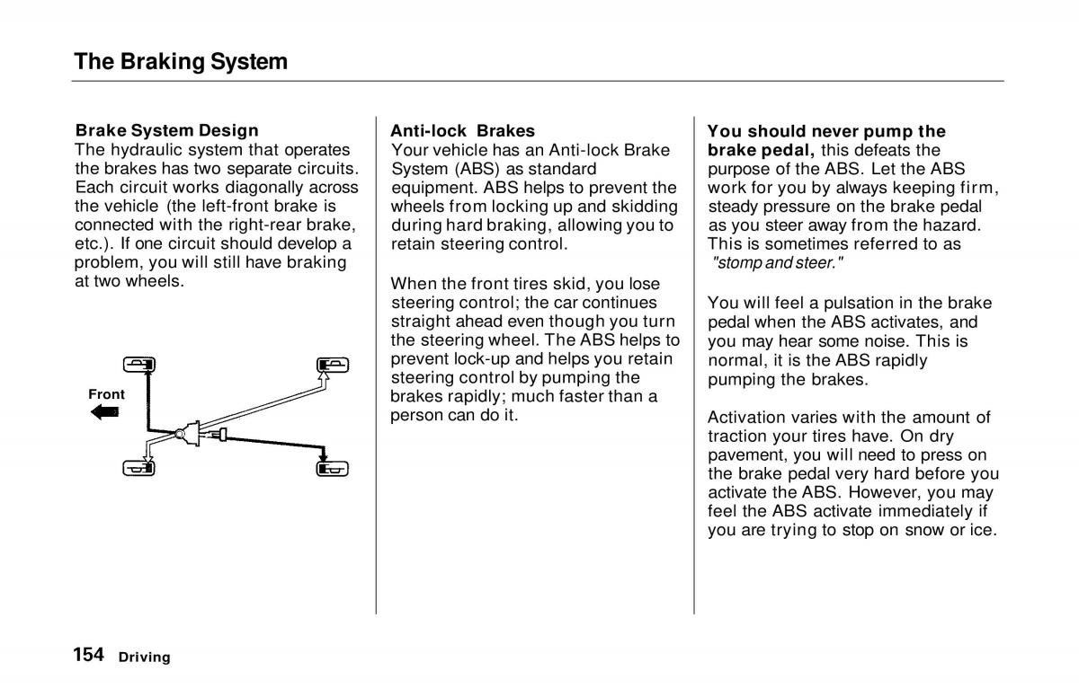 manual  Honda Prelude V 5 owners manual / page 152