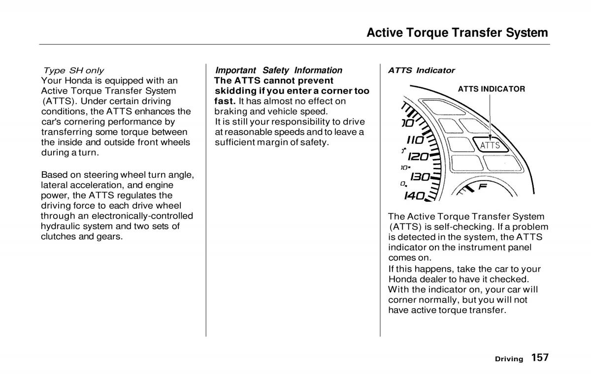 manual  Honda Prelude V 5 owners manual / page 155