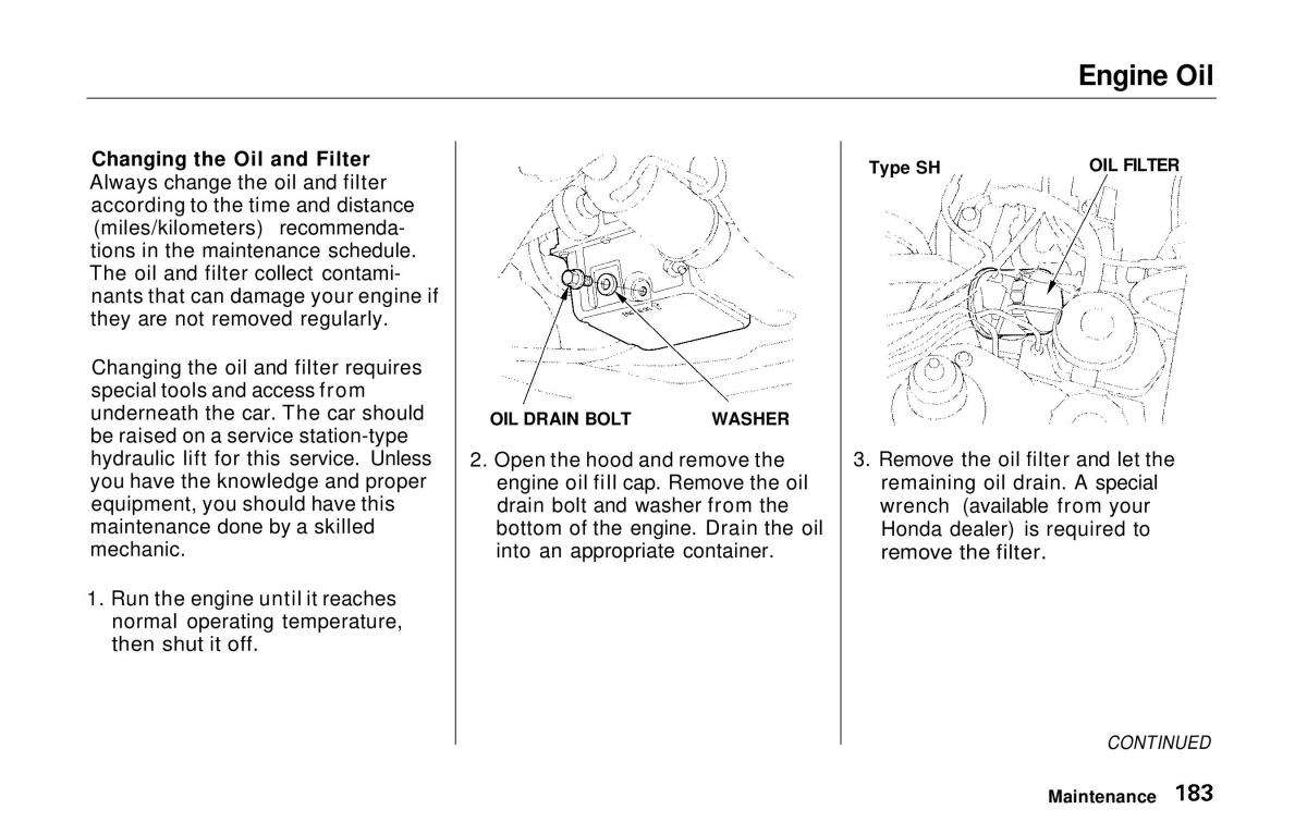 manual  Honda Prelude V 5 owners manual / page 180