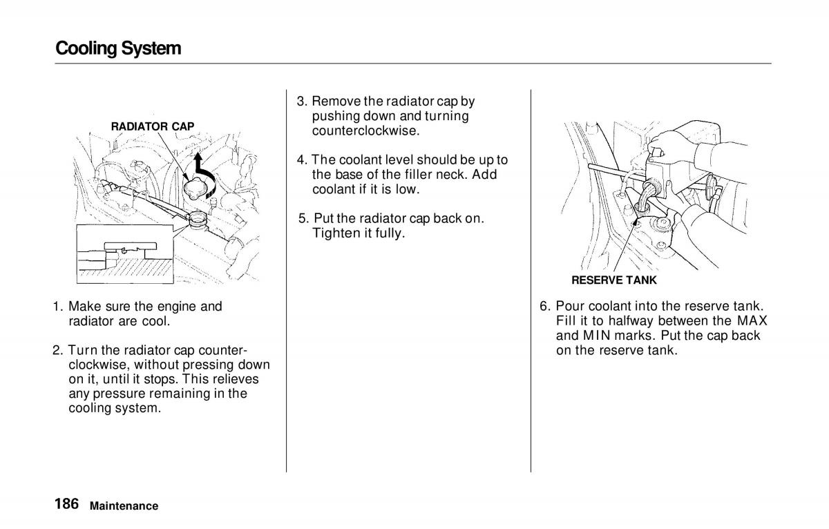 manual  Honda Prelude V 5 owners manual / page 183