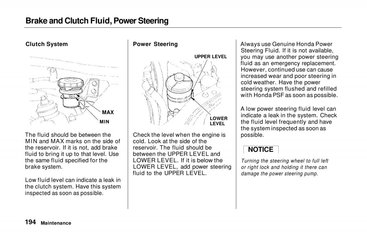 manual  Honda Prelude V 5 owners manual / page 191