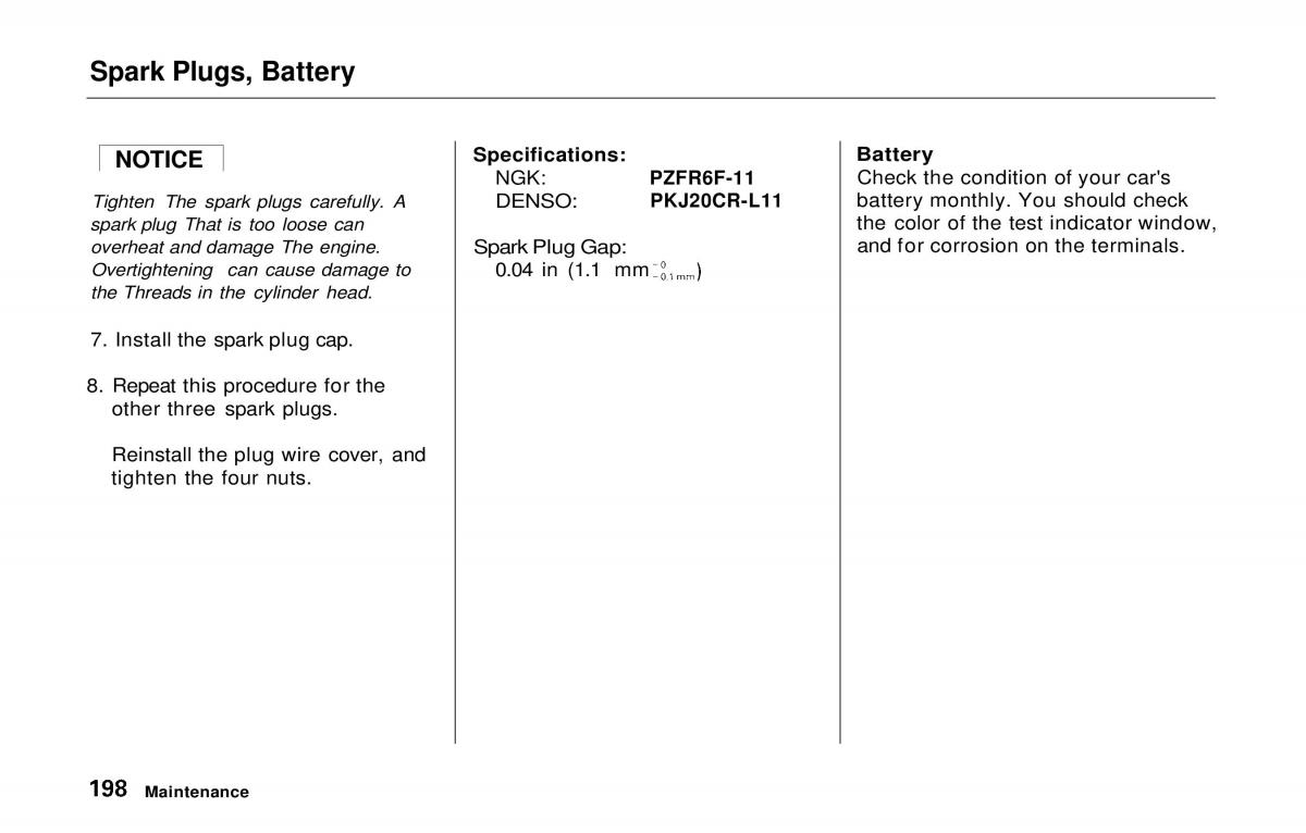 manual  Honda Prelude V 5 owners manual / page 195