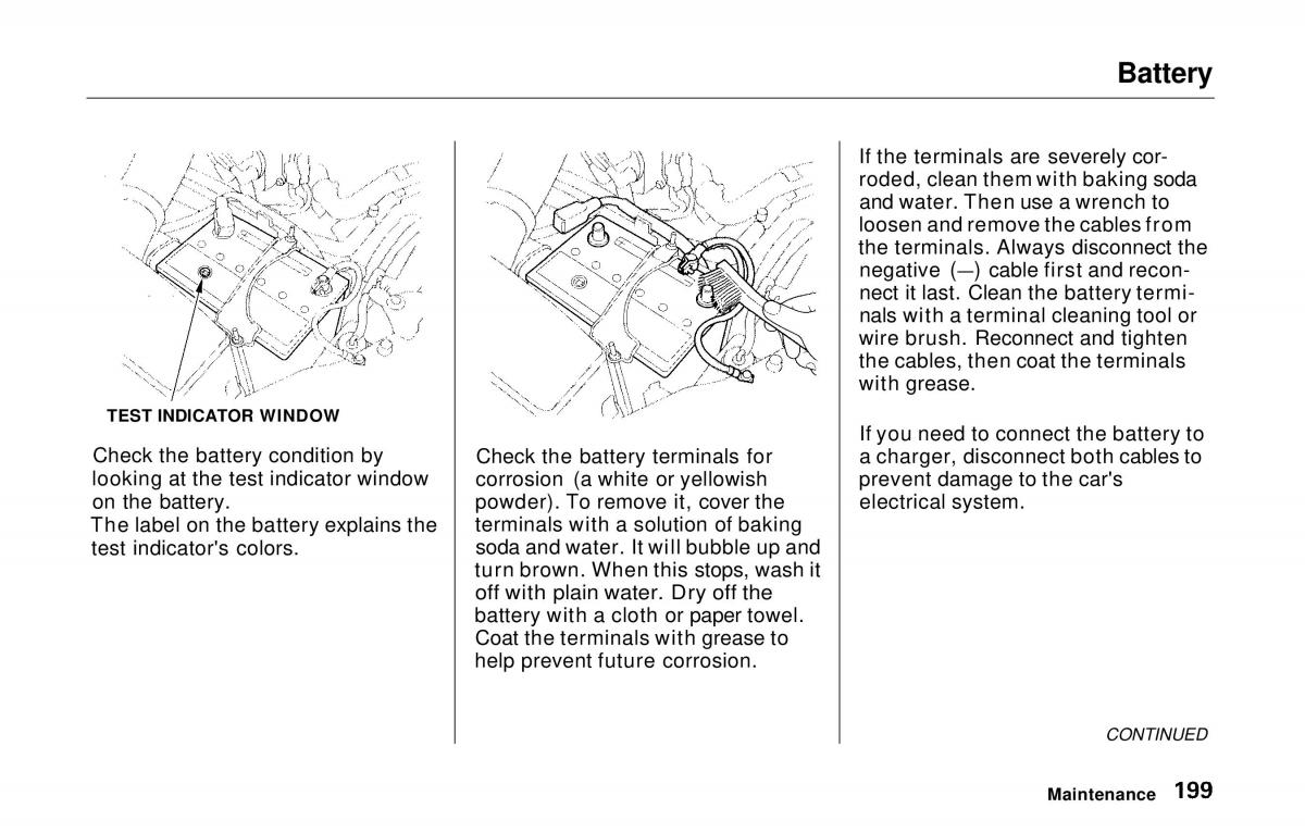 manual  Honda Prelude V 5 owners manual / page 196