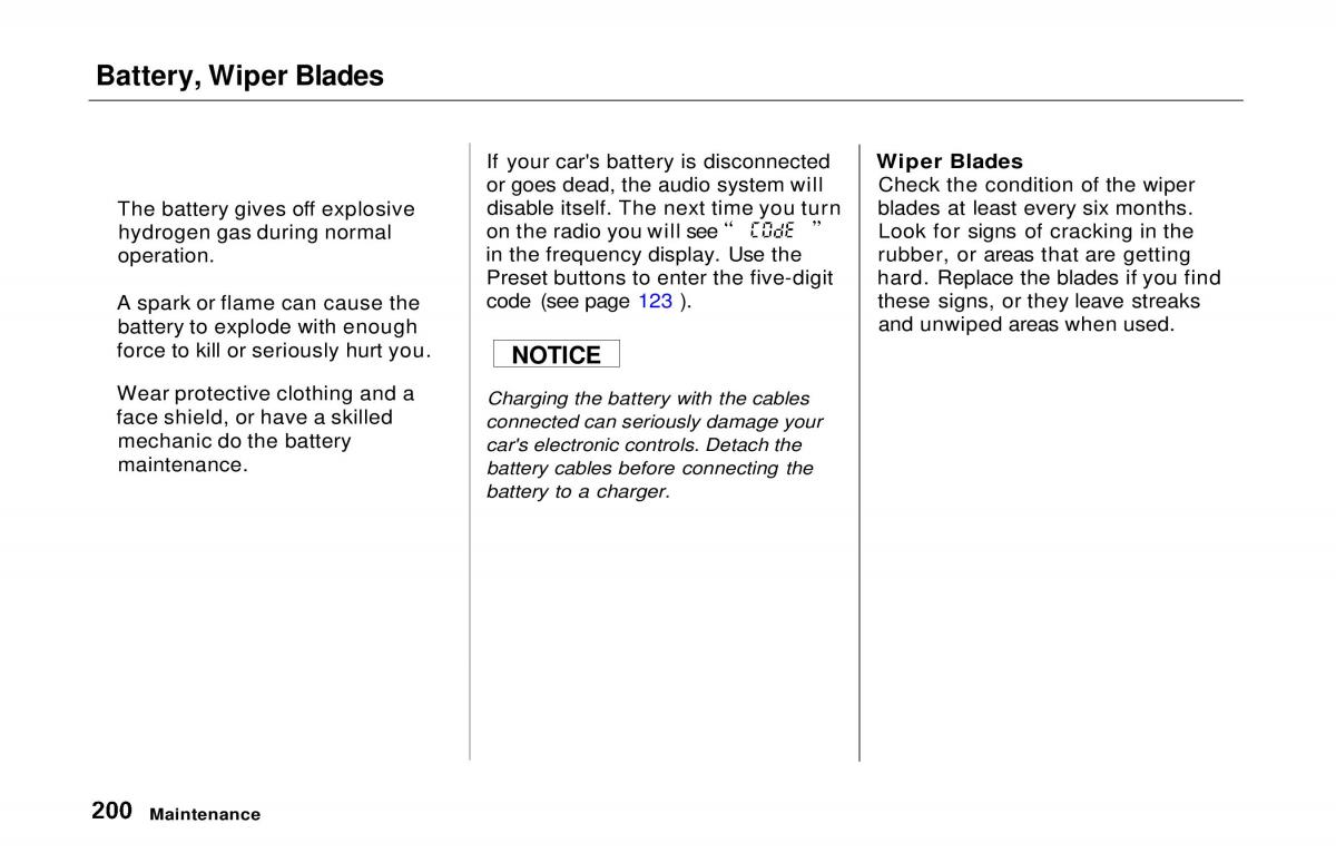 manual  Honda Prelude V 5 owners manual / page 197