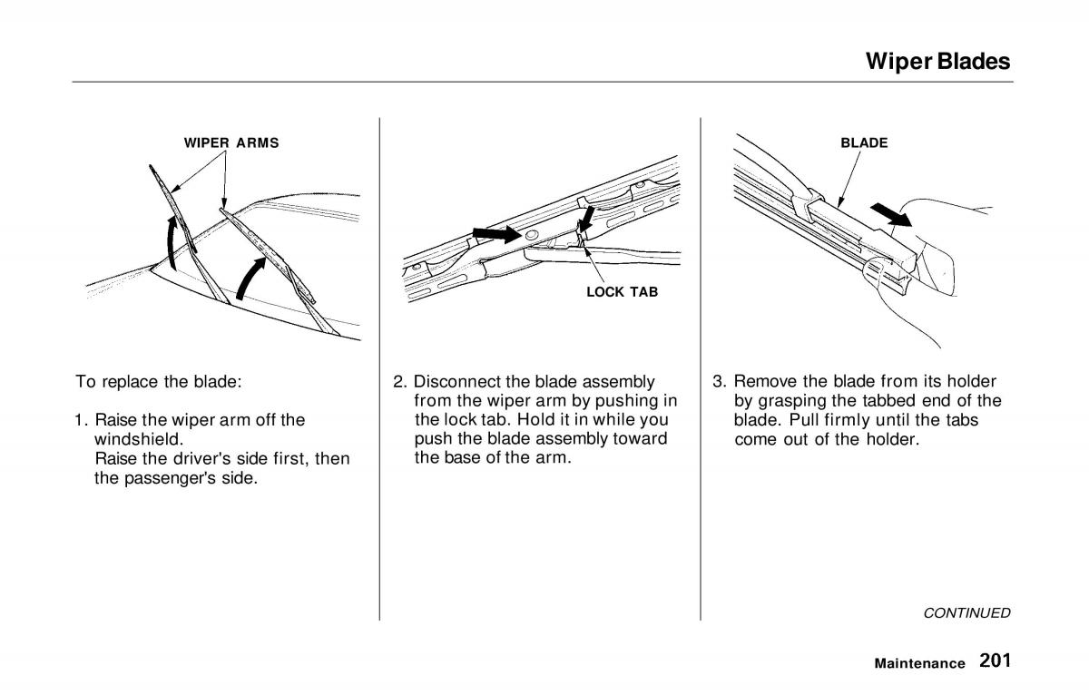 manual  Honda Prelude V 5 owners manual / page 198