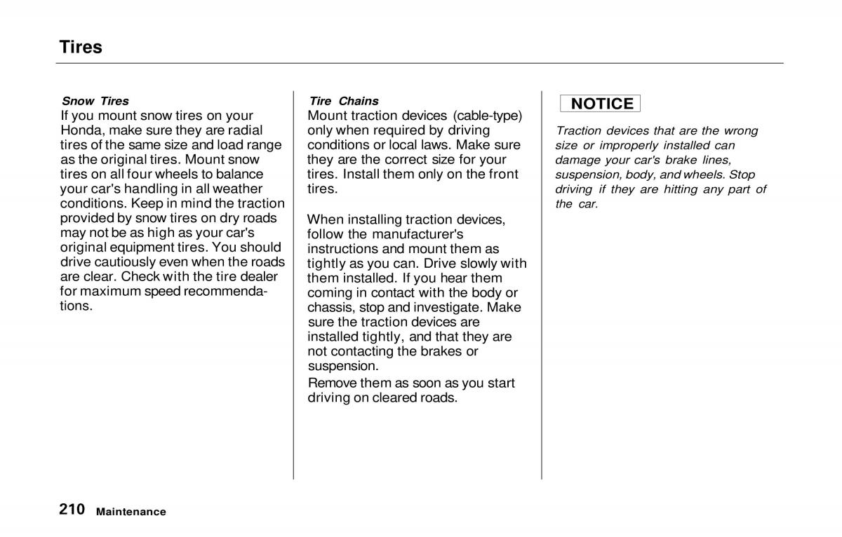 manual  Honda Prelude V 5 owners manual / page 207