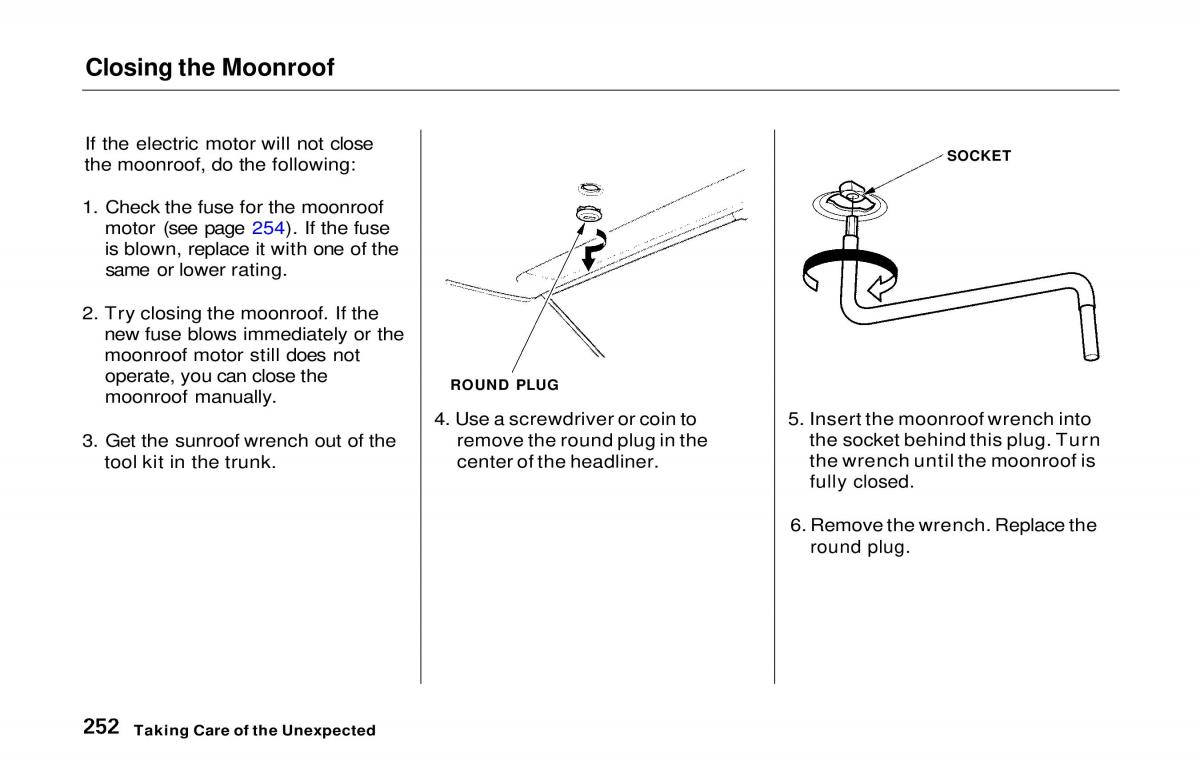 manual  Honda Prelude V 5 owners manual / page 247