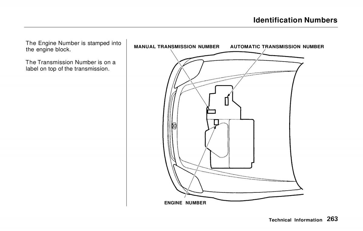 manual  Honda Prelude V 5 owners manual / page 257