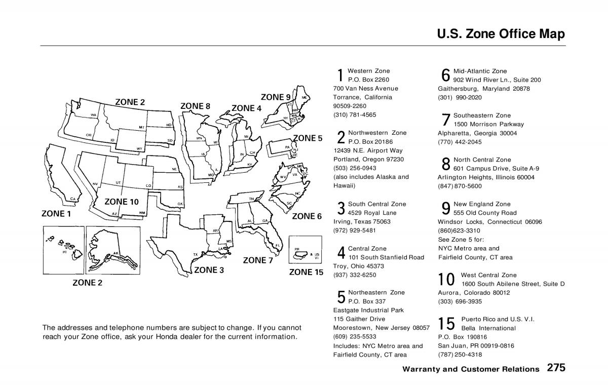 manual  Honda Prelude V 5 owners manual / page 269