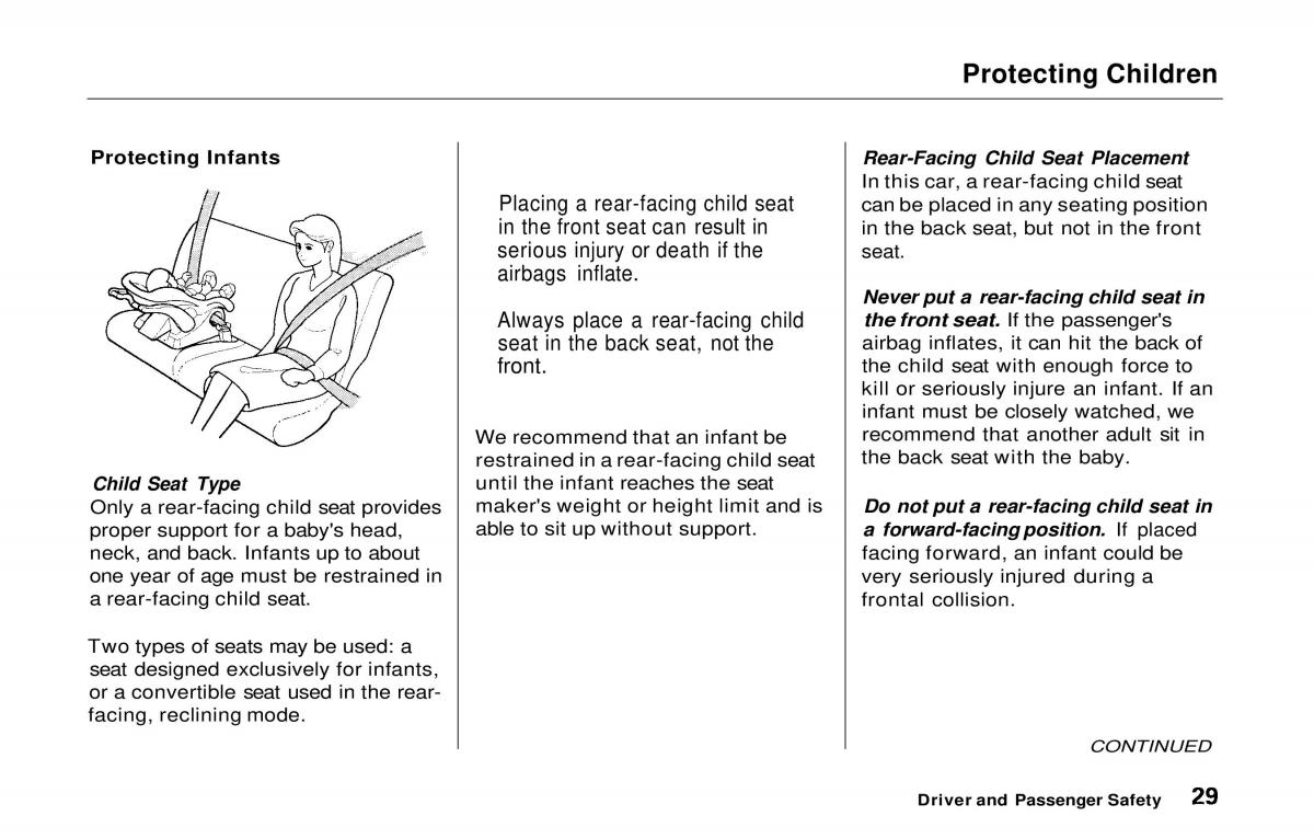 manual  Honda Prelude V 5 owners manual / page 30