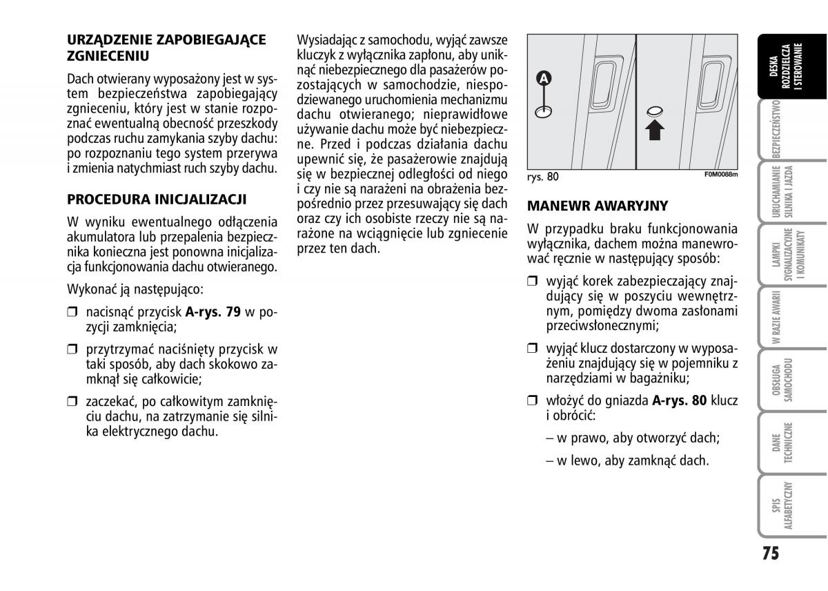 Fiat Grande Punto III 3 instrukcja obslugi / page 77