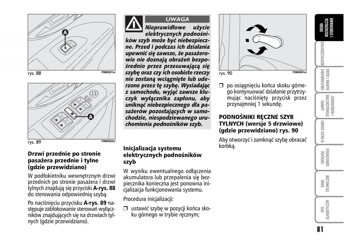 Fiat Grande Punto III 3 instrukcja obslugi / page 83