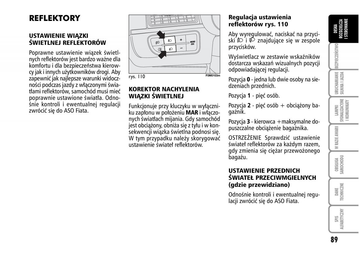 Fiat Grande Punto III 3 instrukcja obslugi / page 91