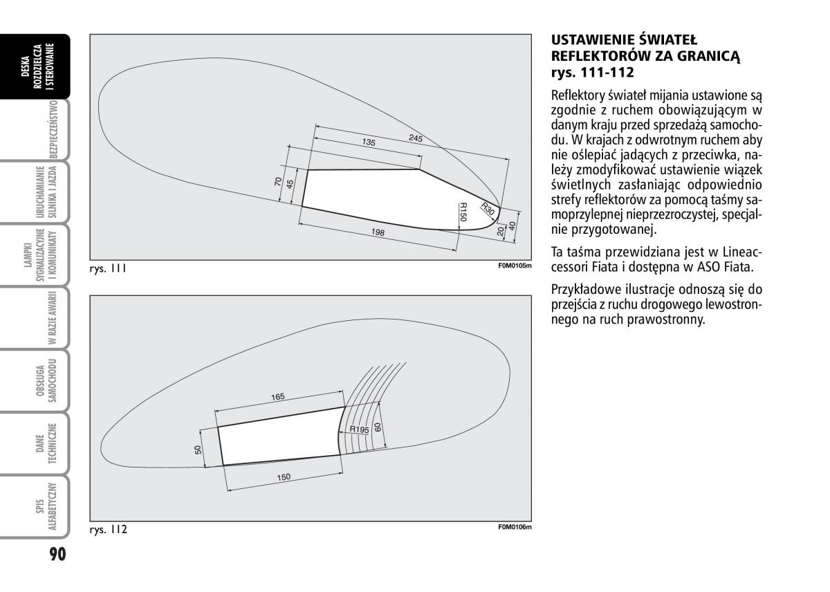 Fiat Grande Punto III 3 instrukcja obslugi / page 92