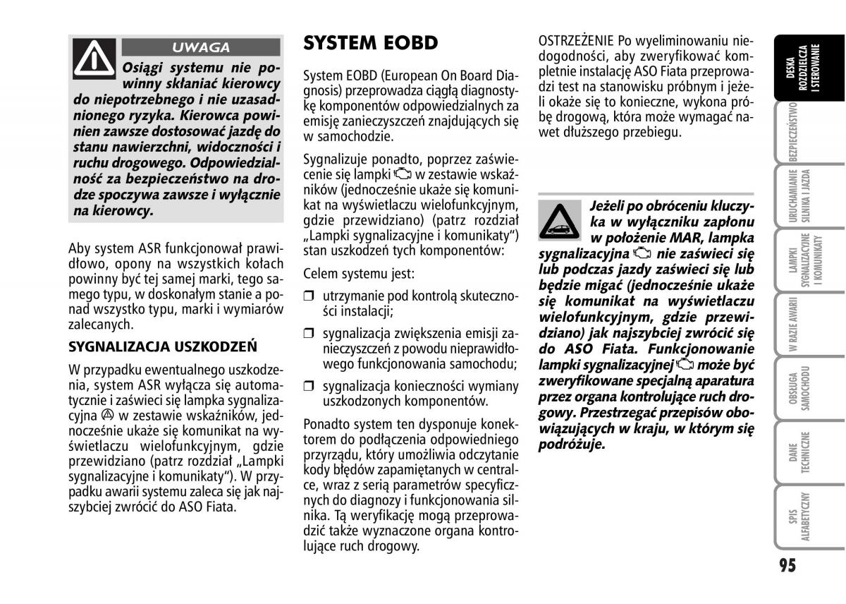 Fiat Grande Punto III 3 instrukcja obslugi / page 97