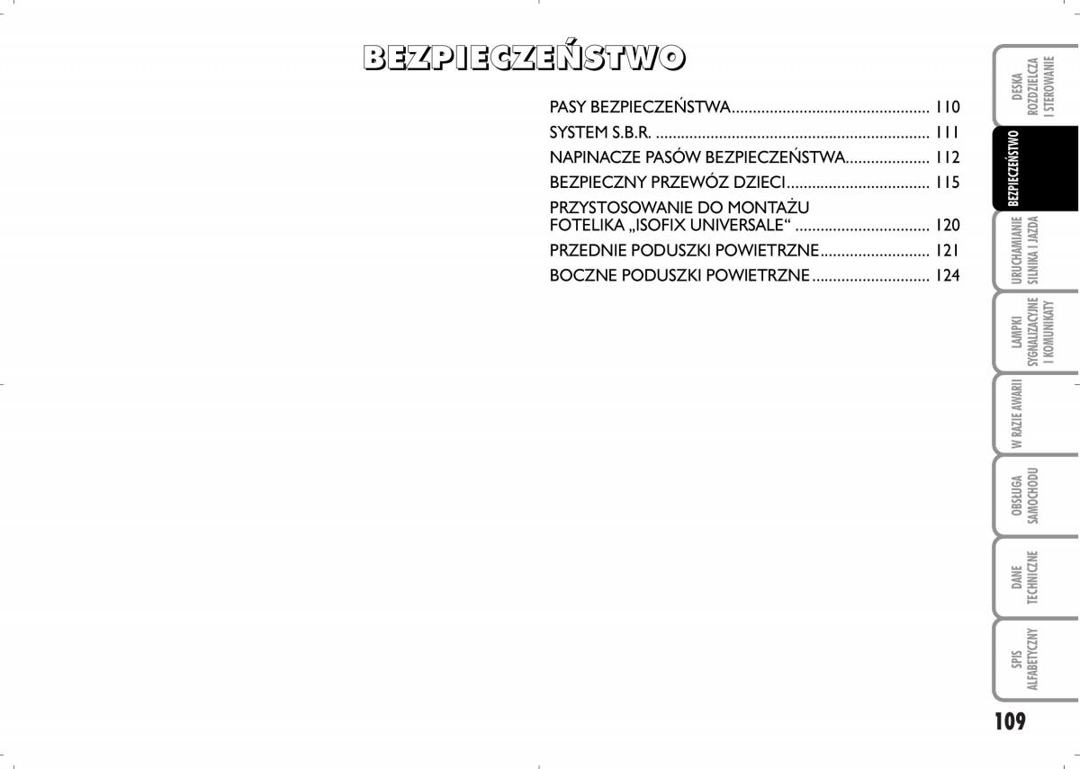 Fiat Grande Punto III 3 instrukcja obslugi / page 111