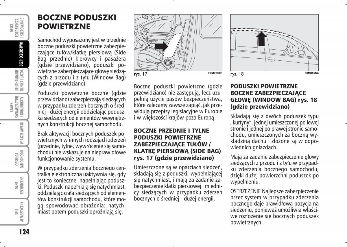 Fiat Grande Punto III 3 instrukcja obslugi / page 126