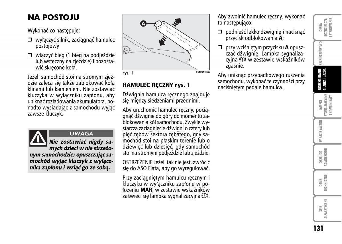 Fiat Grande Punto III 3 instrukcja obslugi / page 133