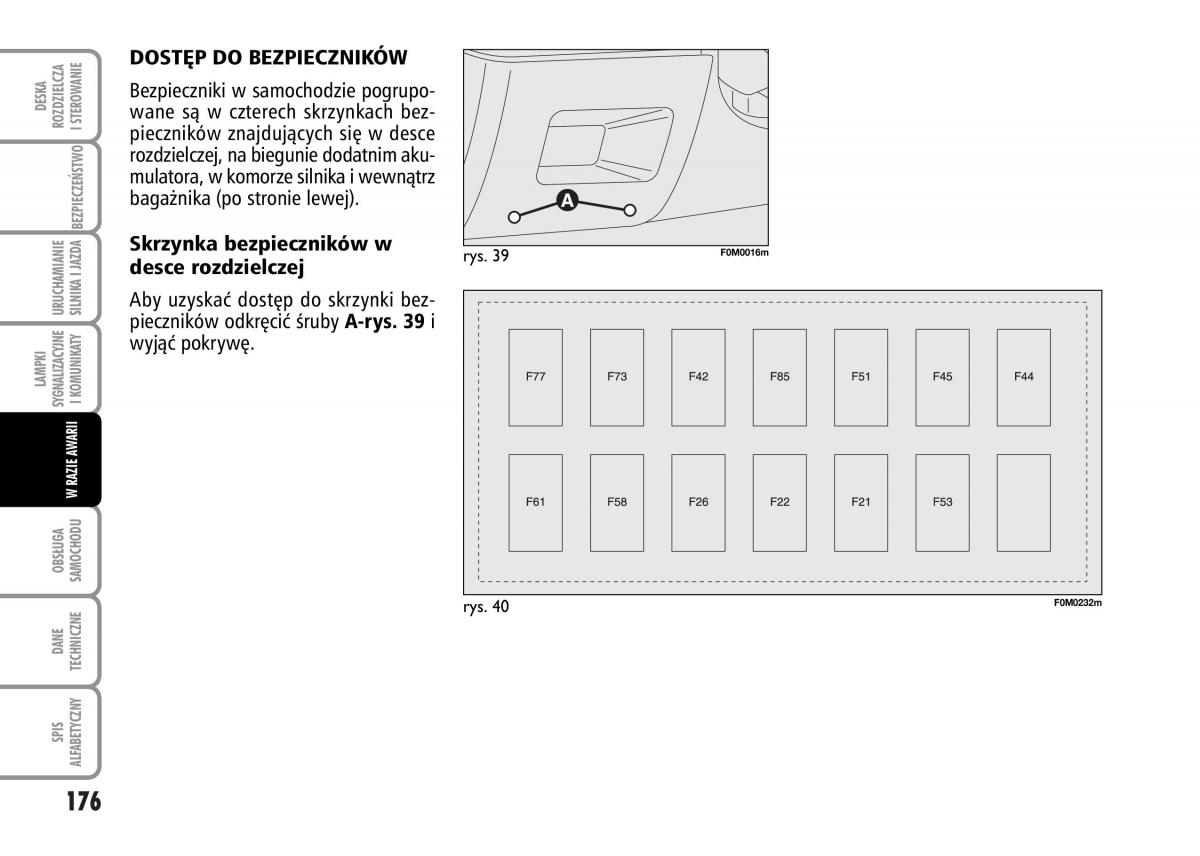 Fiat Grande Punto III 3 instrukcja obslugi / page 178