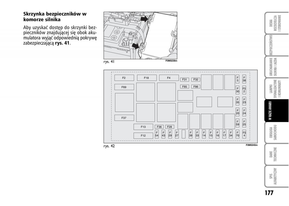 Fiat Grande Punto III 3 instrukcja obslugi / page 179