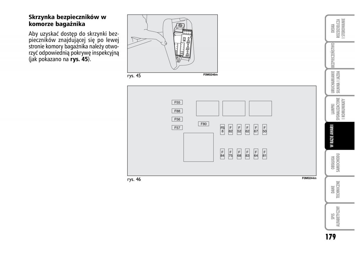 Fiat Grande Punto III 3 instrukcja obslugi / page 181