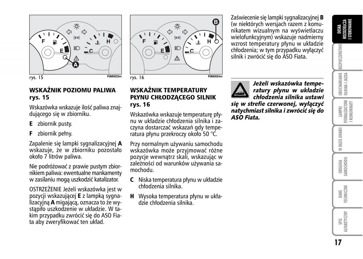 Fiat Grande Punto III 3 instrukcja obslugi / page 19